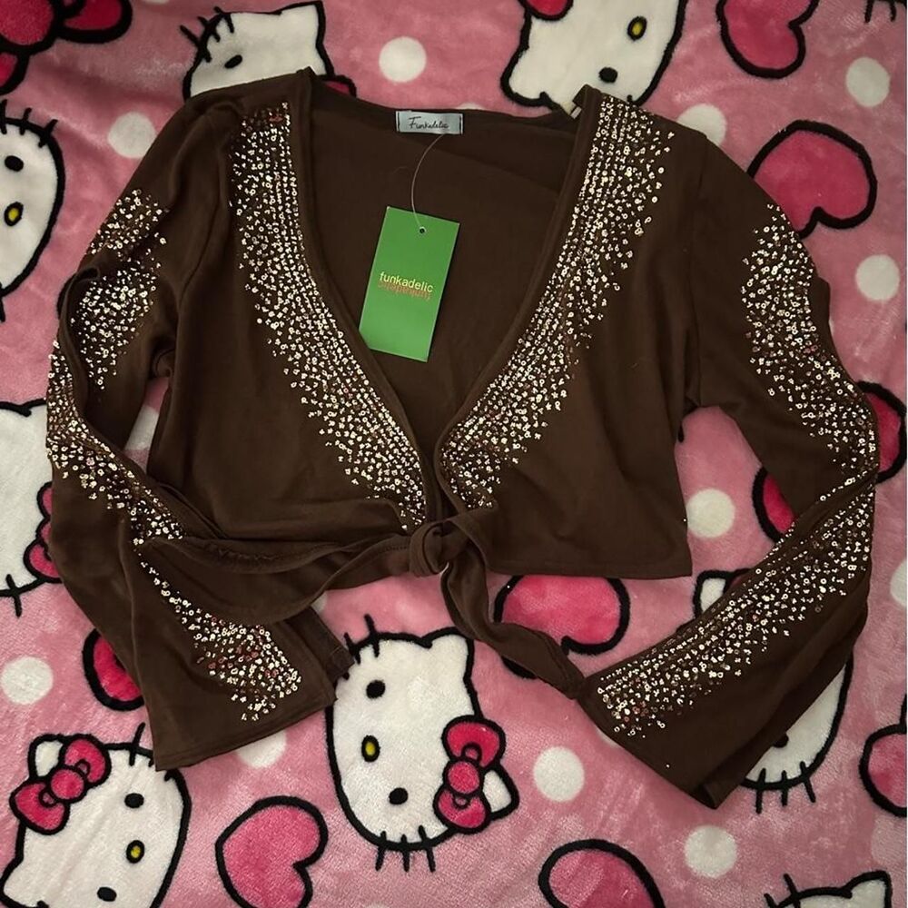 Unbranded Women's Brown Cardigan